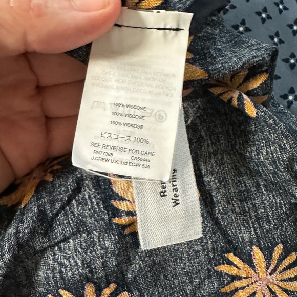 Madewell High Waist Blue and Yellowish Orange Shorts small - Picture 5 of 5